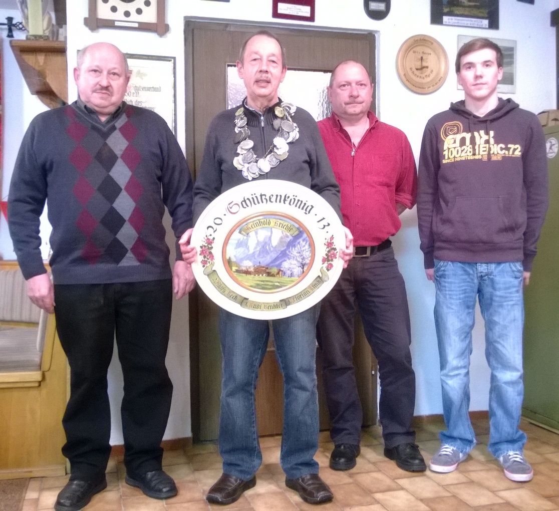 Reinhold Grieble ist Schützenkönig 2013