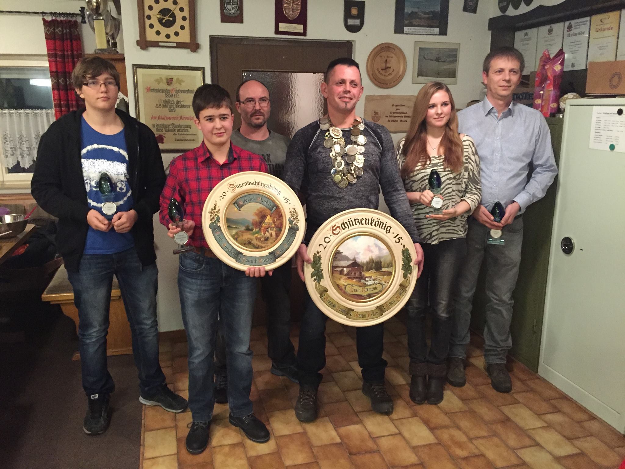 Dean Kremenic und Gabriel Klaiber sind Schützenkönige 2015